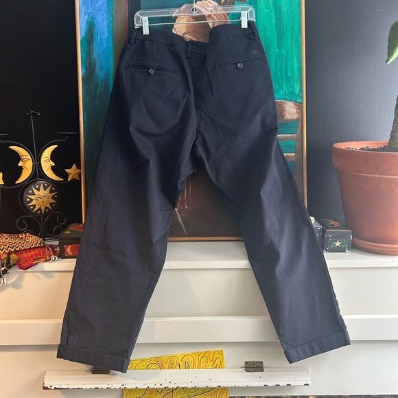 Produkt Men's Navy Chinos with Red and White Stripes Size 38" - Picture 4 of 9